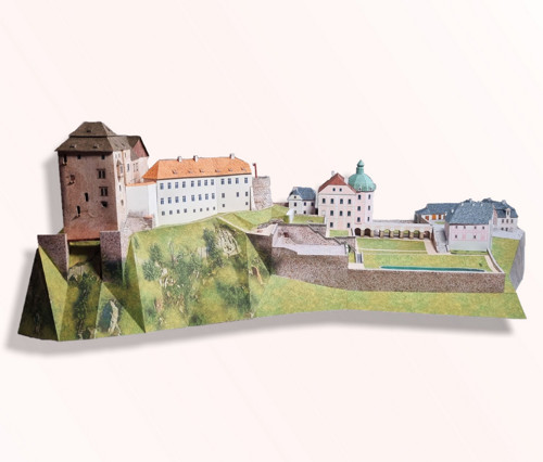 Papírový model - Bečov nad Teplou + relikviář — foto 2