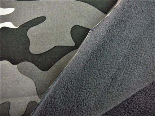 Softshell s fleecem maskáčový - šedý - 355g/m2 — foto 3