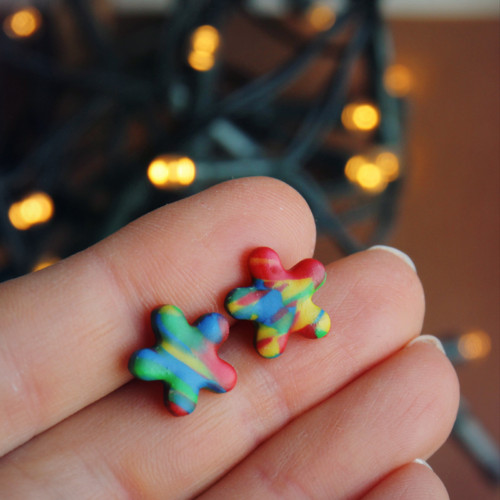 Barevné kytičky, fimo pecky — foto 2
