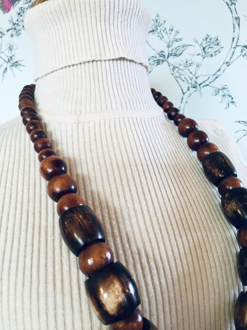 Náhrdelník vintage přírodní — foto 4
