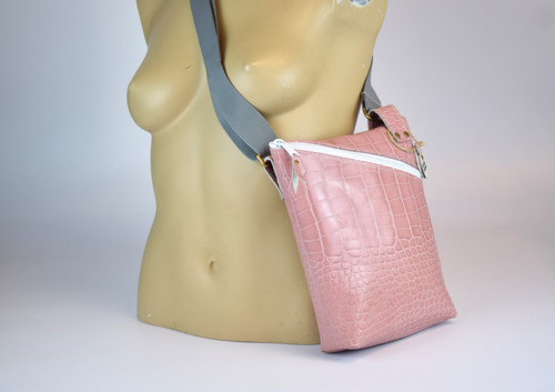 Kožená crossbody kroko 2359 — foto 2