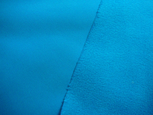 Softshell s fleecem - modrotyrkysový - 355g/m2 — foto 3