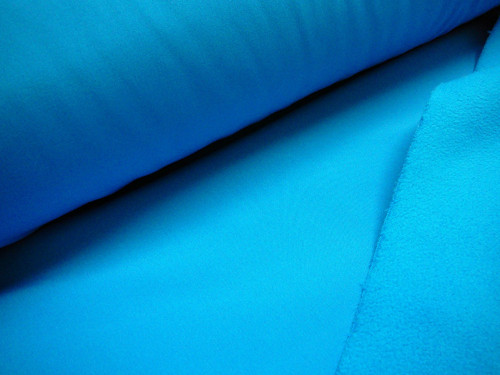 Softshell s fleecem - modrotyrkysový - 355g/m2 — foto 2