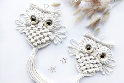 Macramé sovička Betty — foto 2