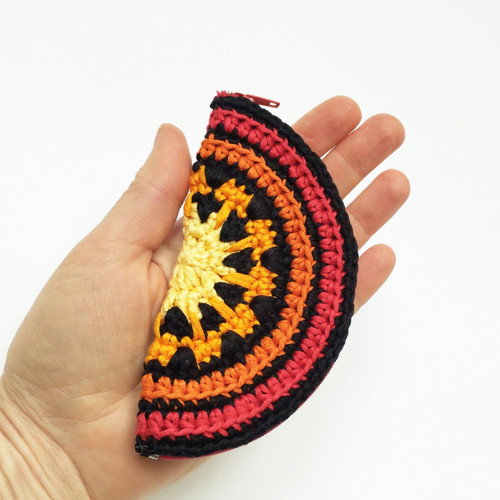 Háčkovaná peněženka – mandala — foto 2