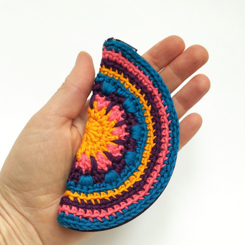 Háčkovaná peněženka – mandala — foto 2