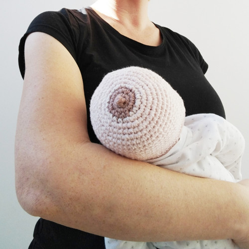 Háčkovaná merino čepička pro miminko — foto 2