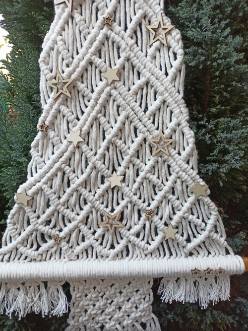 Vánoční stromeček, macramé — foto 4