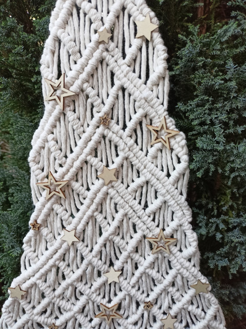 Vánoční stromeček, macramé — foto 5