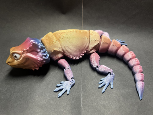 Agama Vousatá - 26 cm - 3D Tisk — foto 4