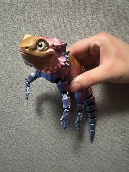 Agama Vousatá - 26 cm - 3D Tisk — foto 3