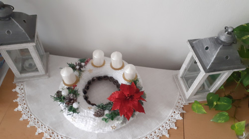 Adventní věnec s vánoční hvězdou — foto 2