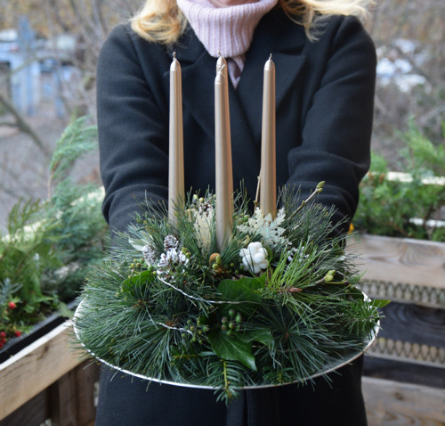 Adventní svícen Scandi — foto 2