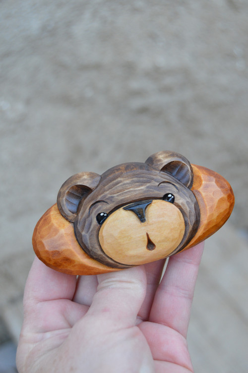 Medvídek - sponka do vlasů (8cm) — foto 2