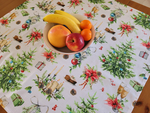 Vánoční se stromečky (75x75cm) — foto 3