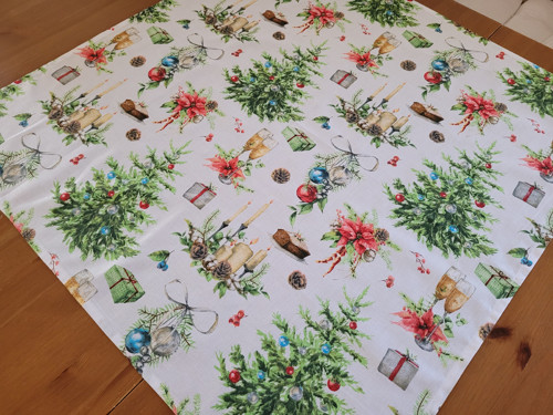 Vánoční se stromečky (75x75cm) — foto 2