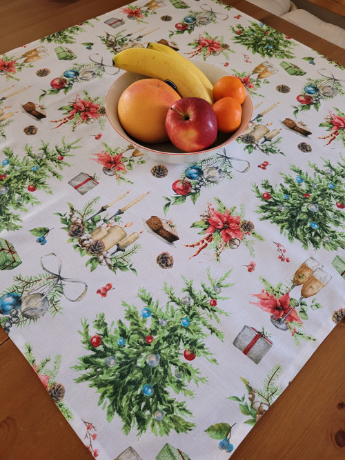 Vánoční se stromečky (75x75cm) — foto 5