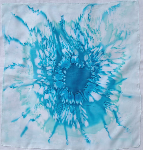 Vodní víla - šátek 65 x 65 — foto 2