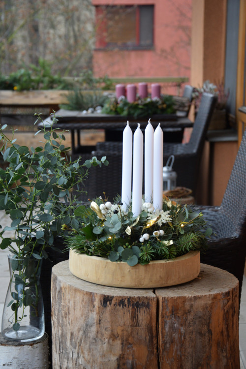 Adventní svícen Scandi Wood — foto 2