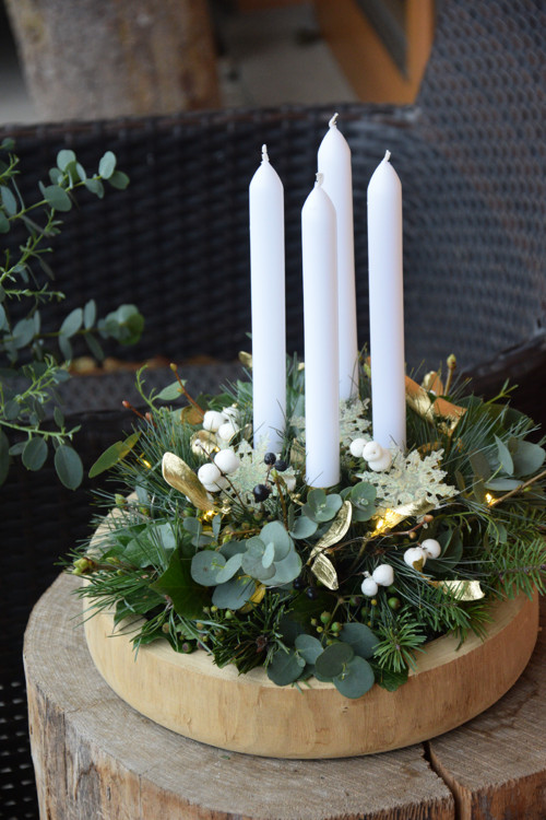 Adventní svícen Scandi Wood — foto 5
