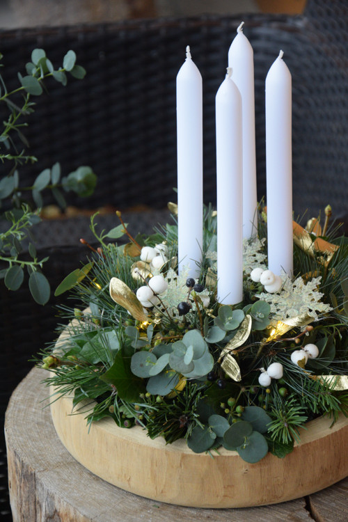 Adventní svícen Scandi Wood — foto 6