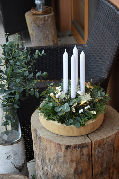 Adventní svícen Scandi Wood — foto 4