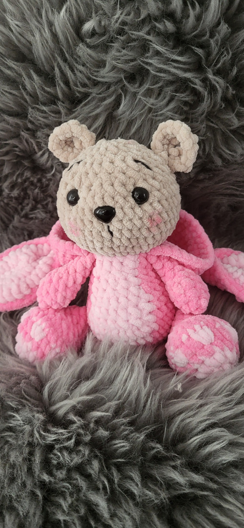 Háčkovaný medvídek Stitch Angel — foto 2