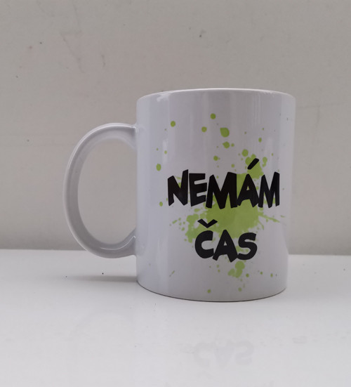 Keramický hrnek. Nemám čas — foto 2