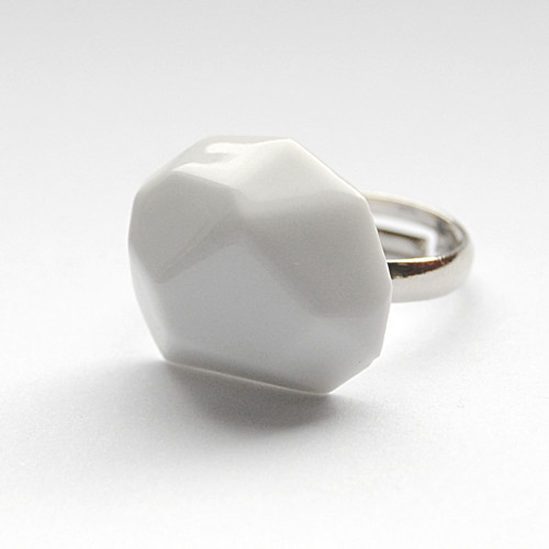 Prsten - Krystalix RING bílý — foto 2