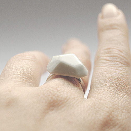 Prsten - Krystalix RING bílý — foto 3