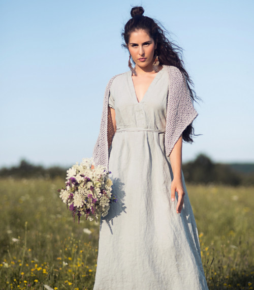 Pléd Elizabeth Bennet - světle šedý — foto 4