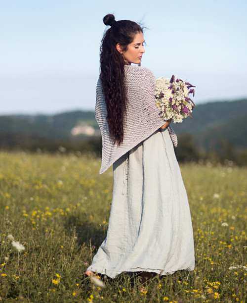 Pléd Elizabeth Bennet - světle šedý — foto 2