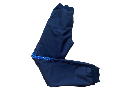 Softshell kalhoty DÁMSKÉ s beránkem Kvítky/modrá — foto 3