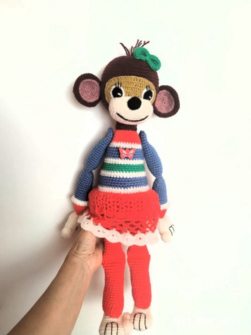 Háčkovaná opička Olinka — foto 2
