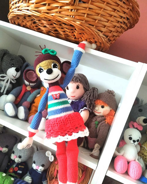 Háčkovaná opička Olinka — foto 6