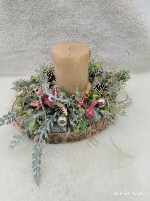Vánoční, adventní svícen...Sabra — foto 2