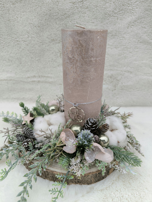 Vánoční, adventní svícen...Rous — foto 3