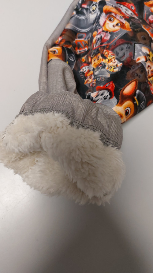 Kalhoty zimní softshell s beránkem Patrola v.116 — foto 4