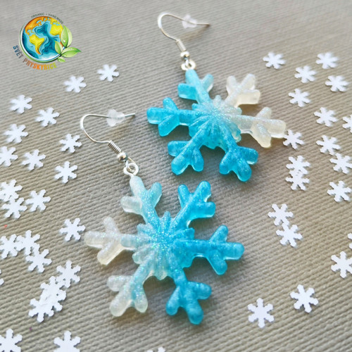 Naušnice "Snowflake dancers" — foto 3