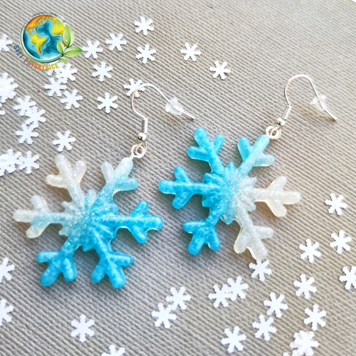 Naušnice "Snowflake dancers" — foto 2