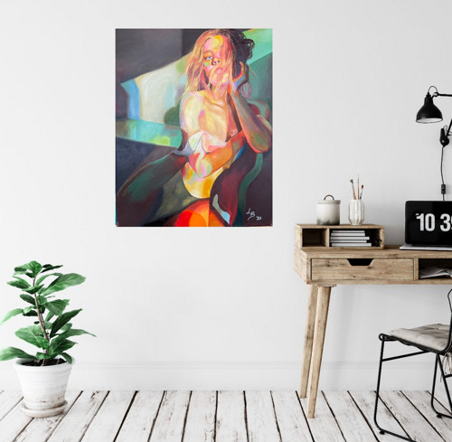 "Lady in longing" obraz — foto 4