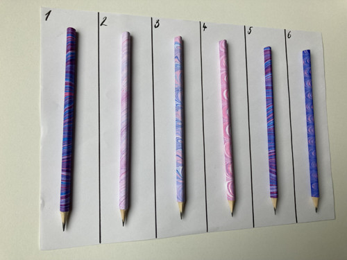 Mramorovaná tužka — foto 5