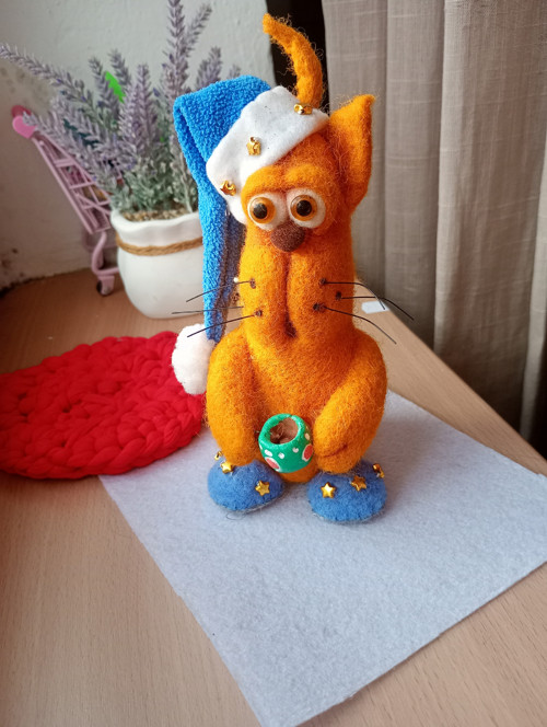 Plstěný kocourek — foto 3