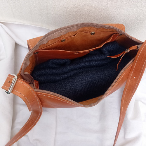Cognac BAG leather no.2 — foto 3