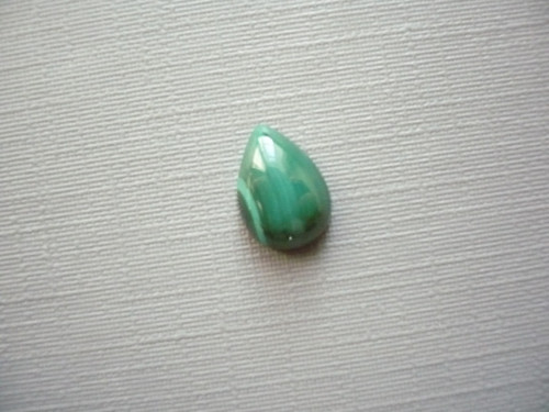 Kabošon - malachit 10 mm, č.45Ef — foto 2