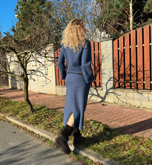 Sukně modrá — foto 4