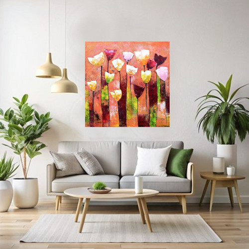 Tulipány.......90x90cm — foto 5