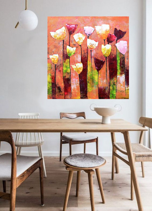 Tulipány.......90x90cm — foto 6