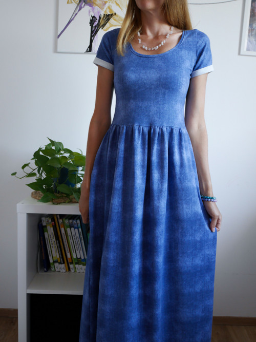 Dámské šaty Jeans - vel. 36 — foto 4