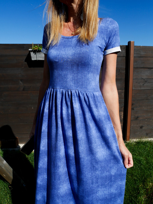 Dámské šaty Jeans - vel. 36 — foto 5